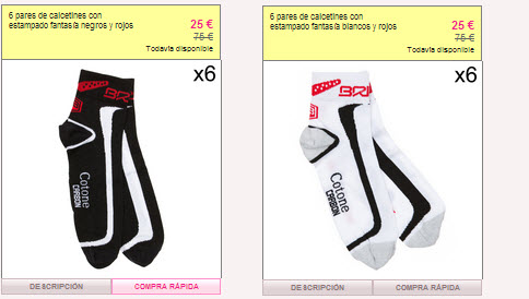 calcetines para ciclistas
