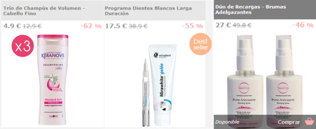 productos cosmetica outlet