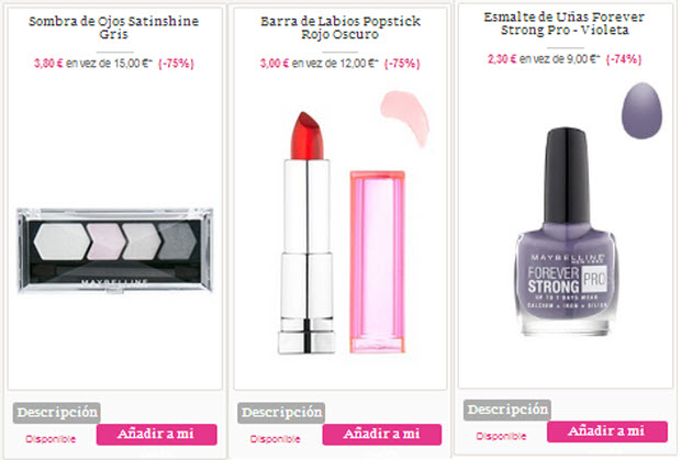 maquillaje outlet maybelline