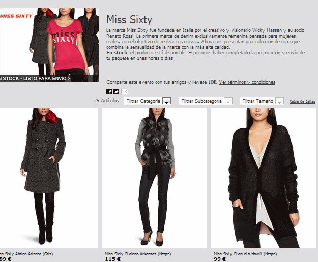 miss sixty outlet