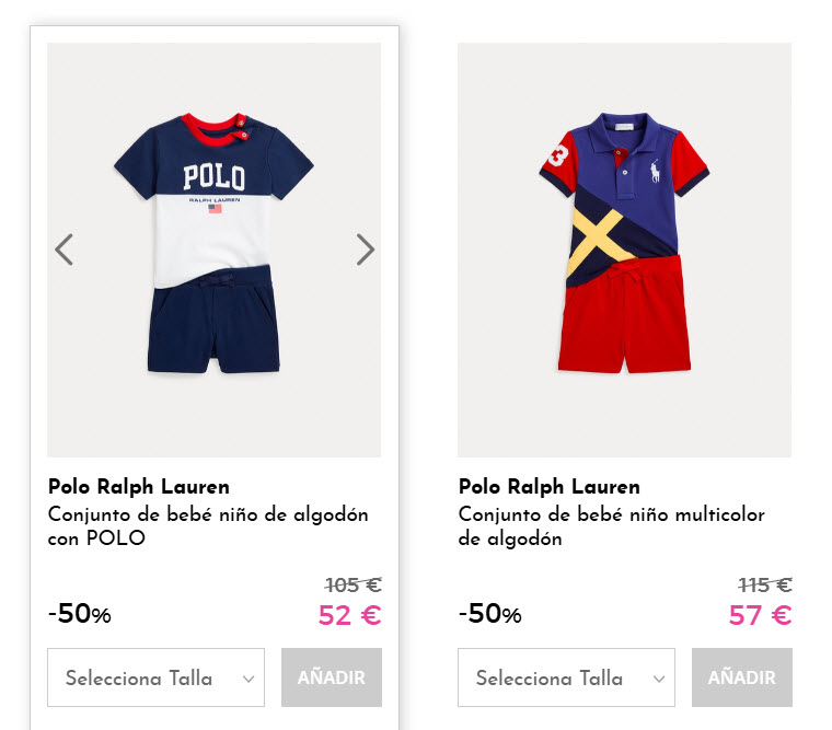 venta Privada Ralph Lauren ropa infantil